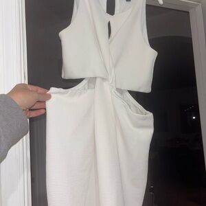 Wild Fable White Backless Dress